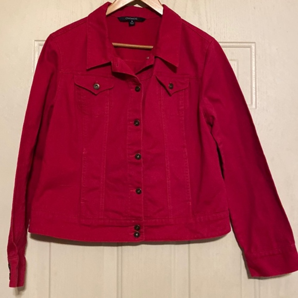 Chadwicks pink‎ denim jacket